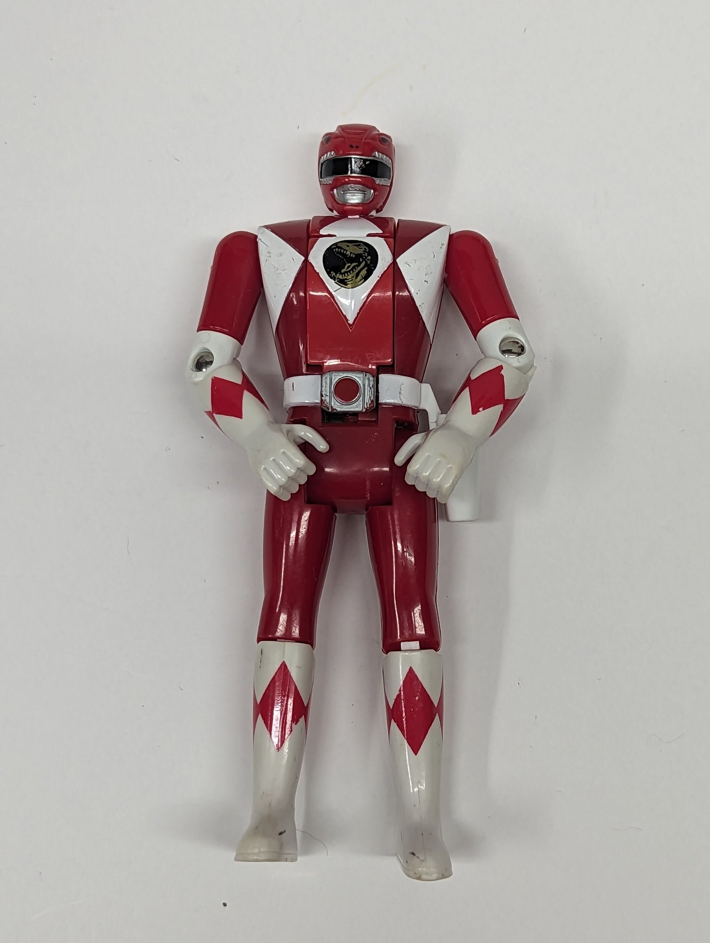 Lot of 7 Power Rangers Auto Morphin Flipheads White & Green Included LOOSE 1C