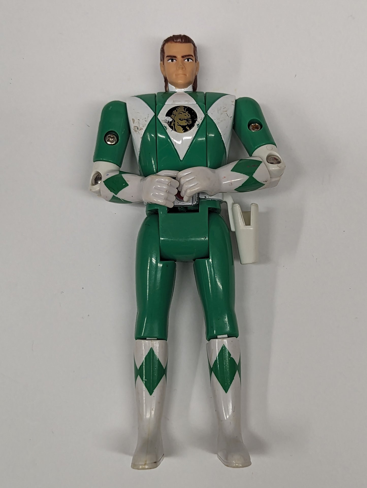 Lot of 7 Power Rangers Auto Morphin Flipheads White & Green Included LOOSE 1C