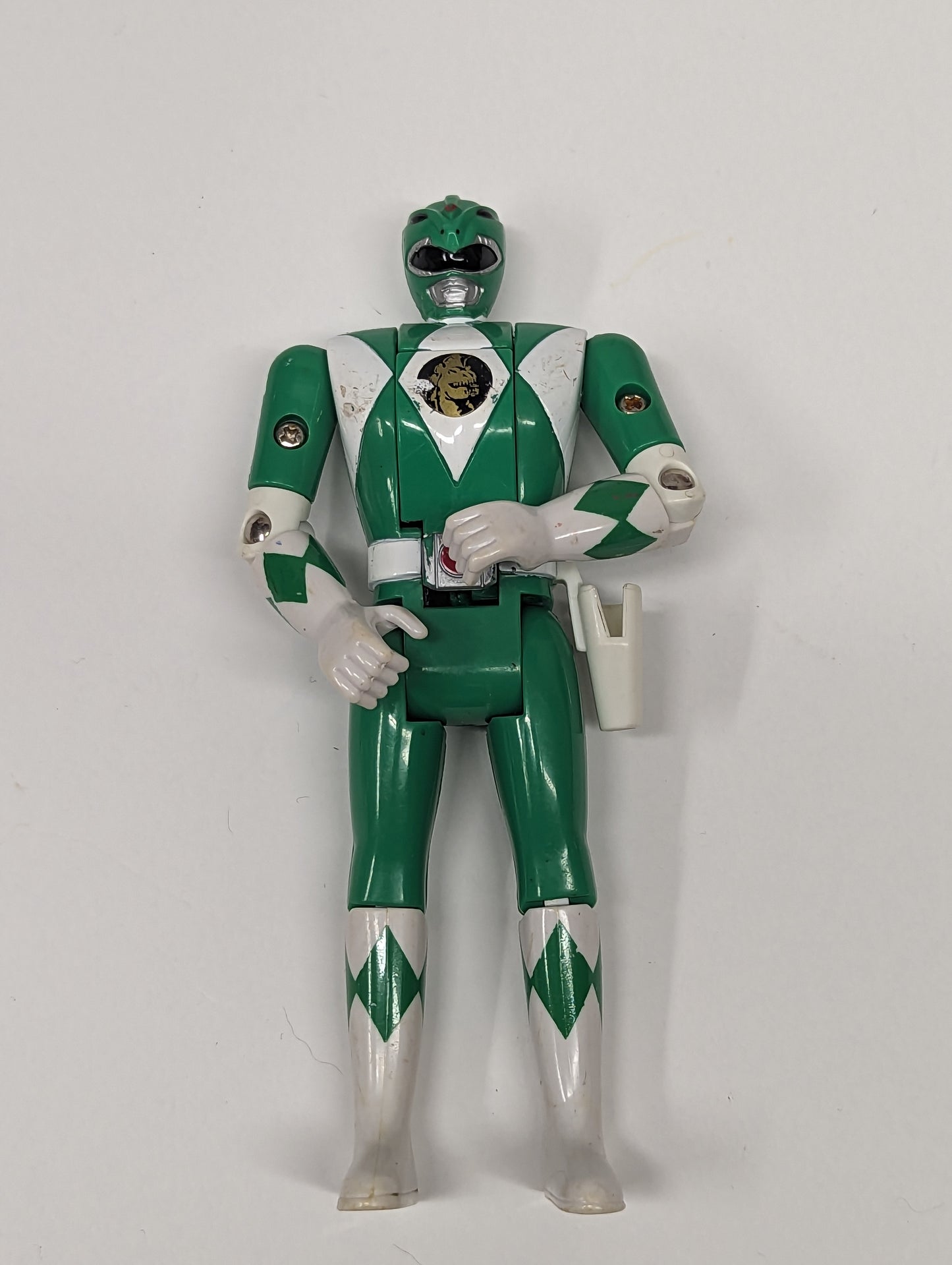 Lot of 7 Power Rangers Auto Morphin Flipheads White & Green Included LOOSE 1C