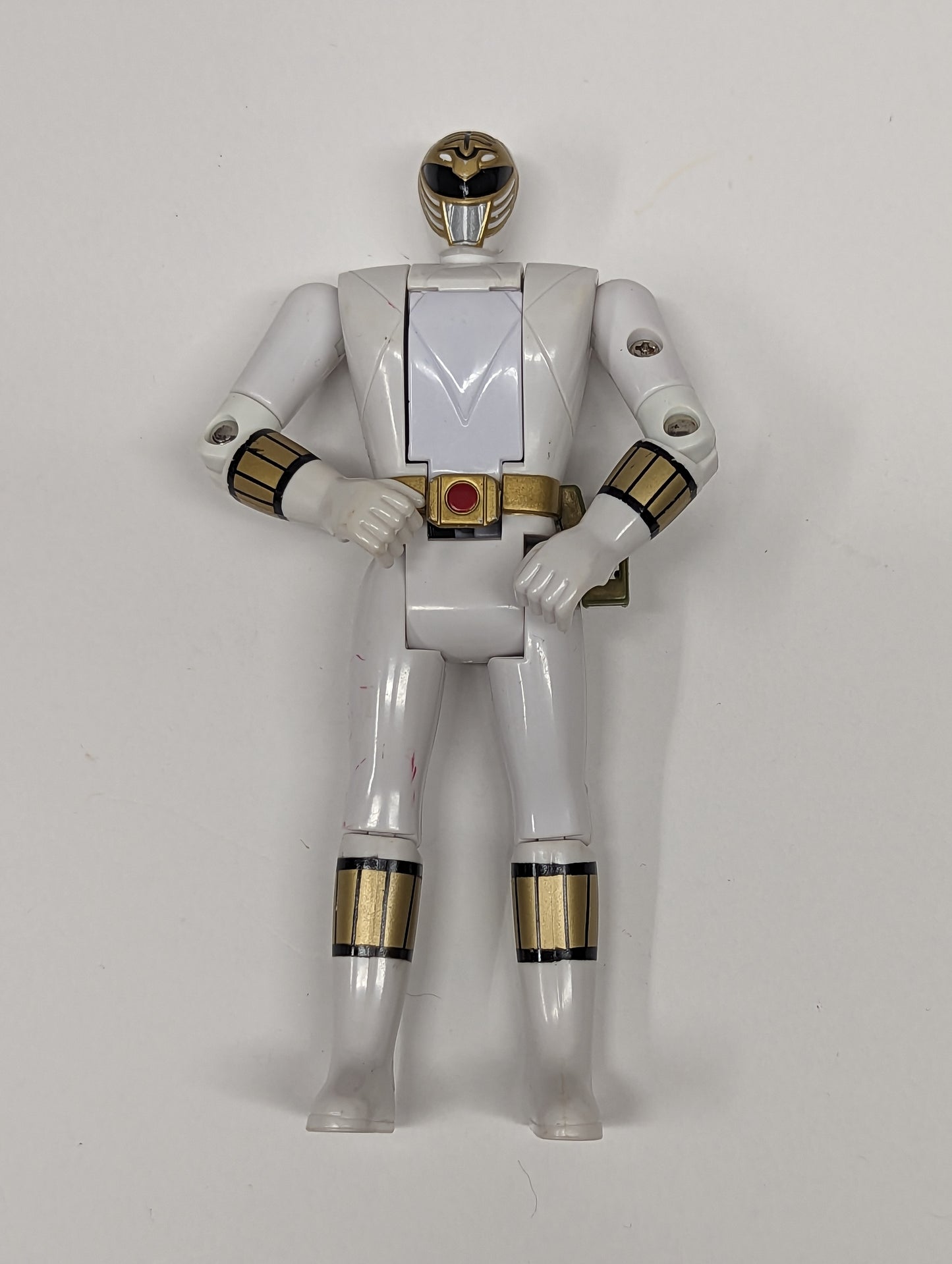 Lot of 7 Power Rangers Auto Morphin Flipheads White & Green Included LOOSE 1C