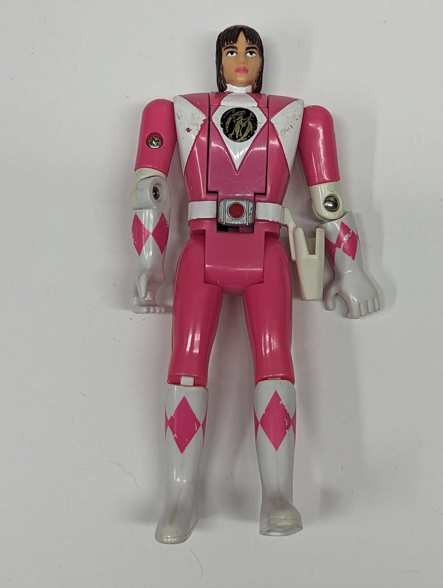 Lot of 7 Power Rangers Auto Morphin Flipheads White & Green Included LOOSE 1C