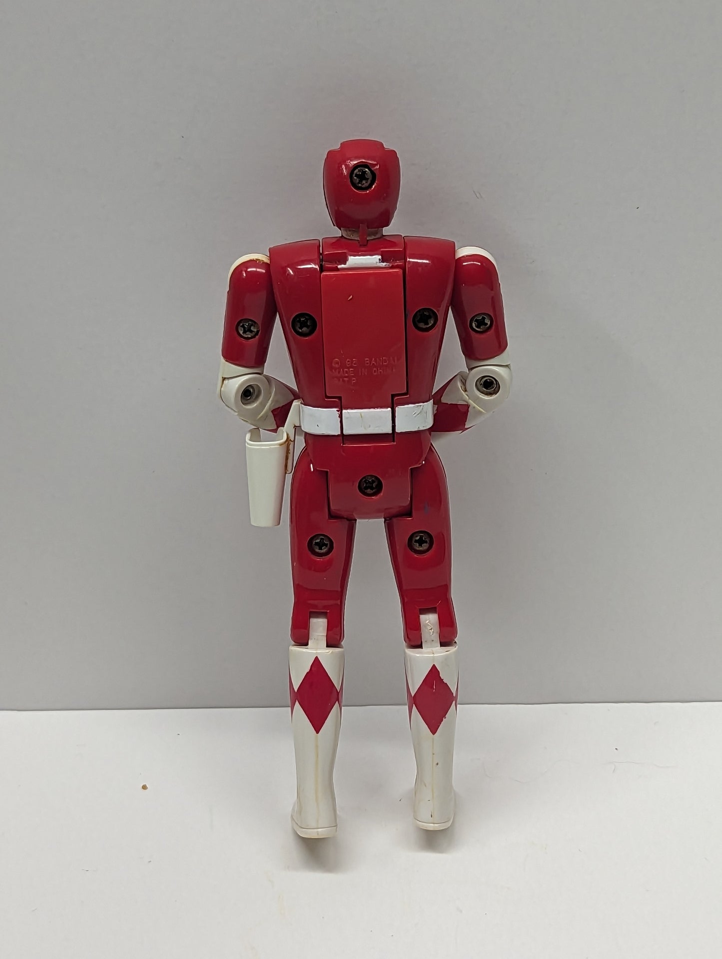 1993 Mighty Morphin Power Rangers Auto Morphin Flip Head Figure RED 1C