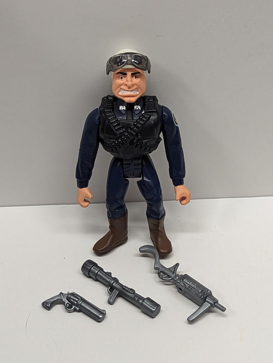 1989 Kenner Police Academy Eugene Tackleberry Complete Loose 1C