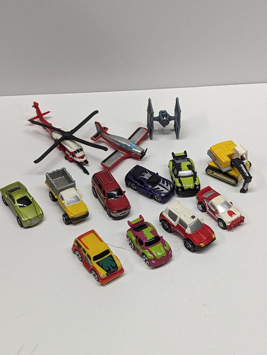 Lot of Micro Machines & Mini Vehicles/Planes USED 1C