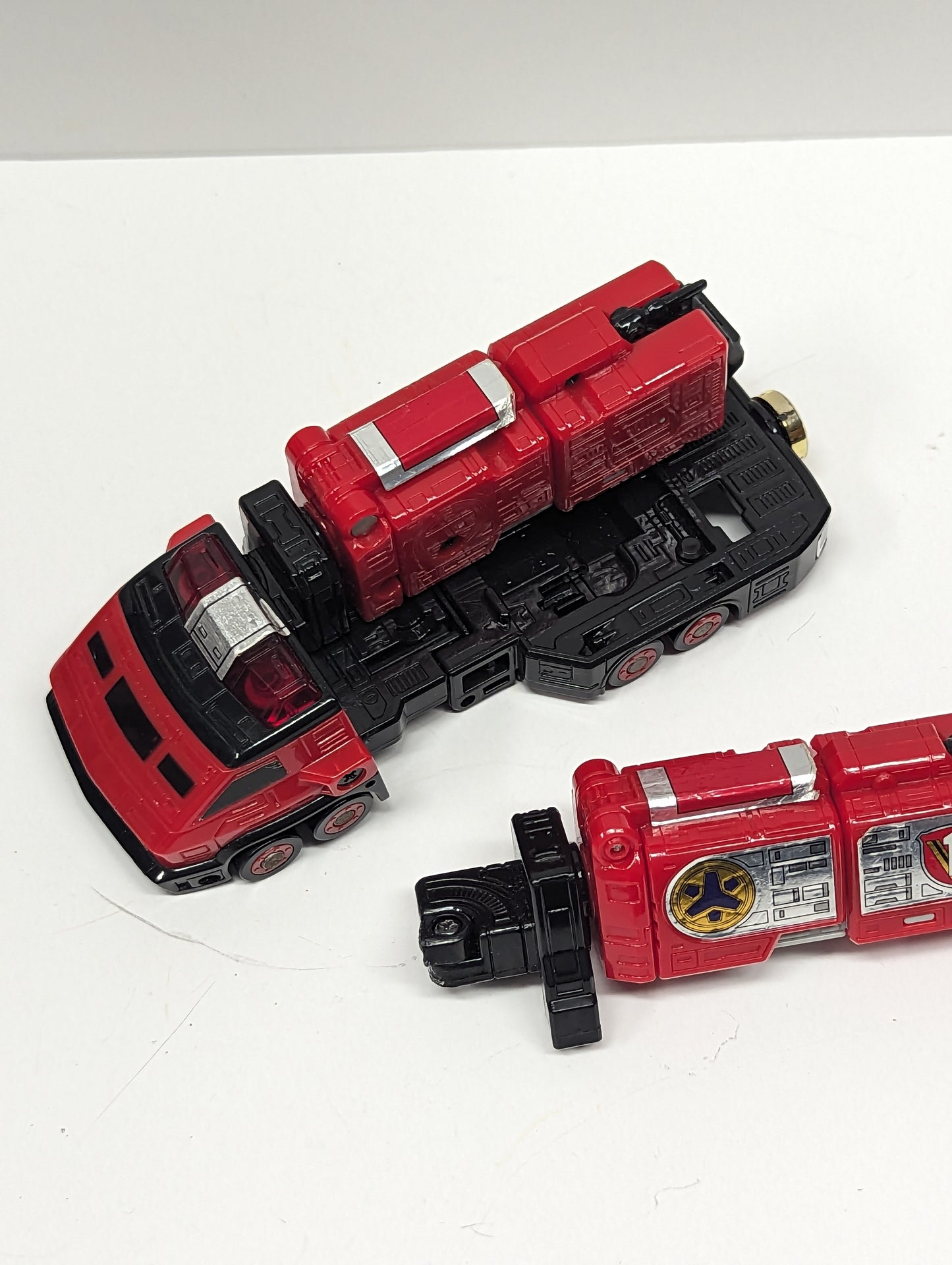 1999 Bandai Power Rangers Lightspeed Rescue Deluxe Pyro BROKEN USED 1C