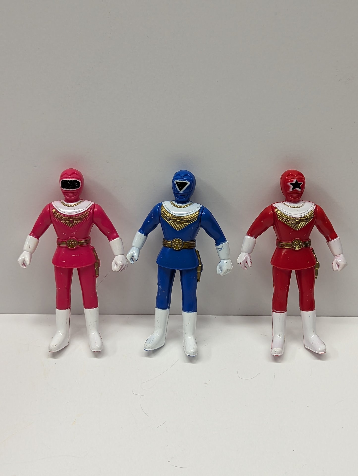 Vintage Power Rangers Zeo Plastic Figures 1C Looose