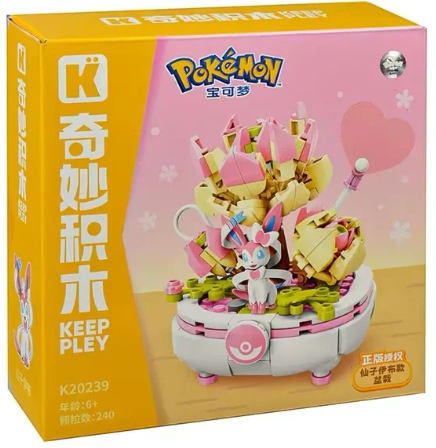 Pokemon Keeppley Bonsai Buildling Blocks