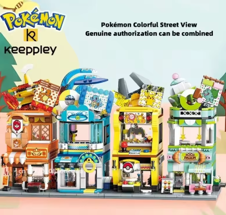 Pokemon Keeppley Claw Crane Game Shop Building Bricks