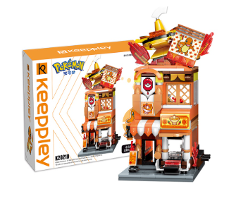 Pokemon Keeppley Claw Crane Game Shop Building Bricks