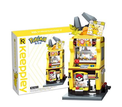Pokemon Keeppley Claw Crane Game Shop Building Bricks