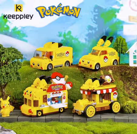 Pokemon Keeppley Vehicle Series 1