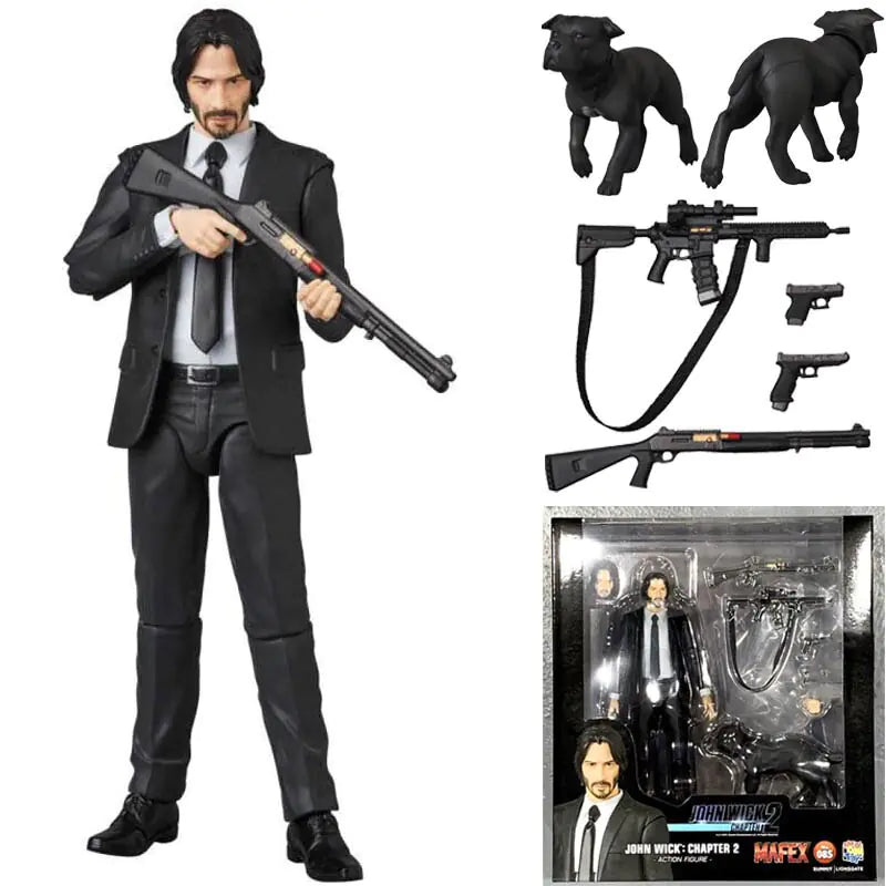 Mafex 085 John Wick Action Figure (6 inch)