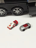 2001 Micro Machines Super Stunt City Semi -Tanker Truck Play Set with 2 Cars 1D