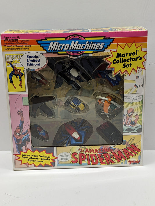 1993 Micro Machines Spider-Man Super Hero Vehicle Collectors Set Complete Sealed 1D