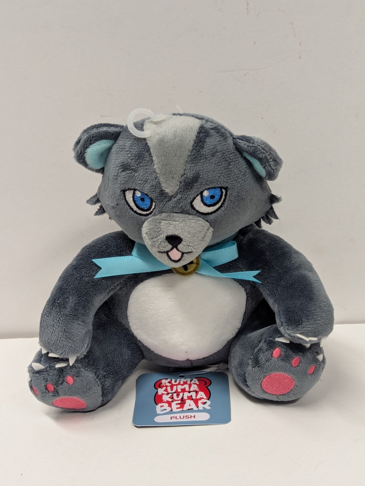 Kuma Kuma Kuma Bear Anime Plush 7” - Gray/Blue -The Loot Company Collectible NWT