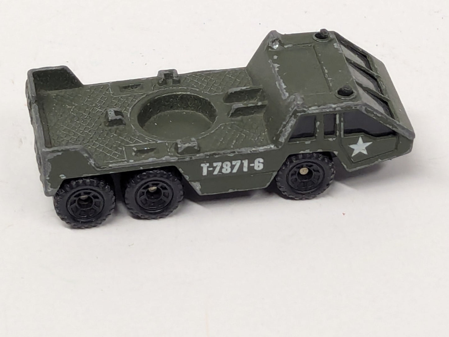 Vintage 1985 Matchbox Military Transporter Vehicle, Green, 1/64