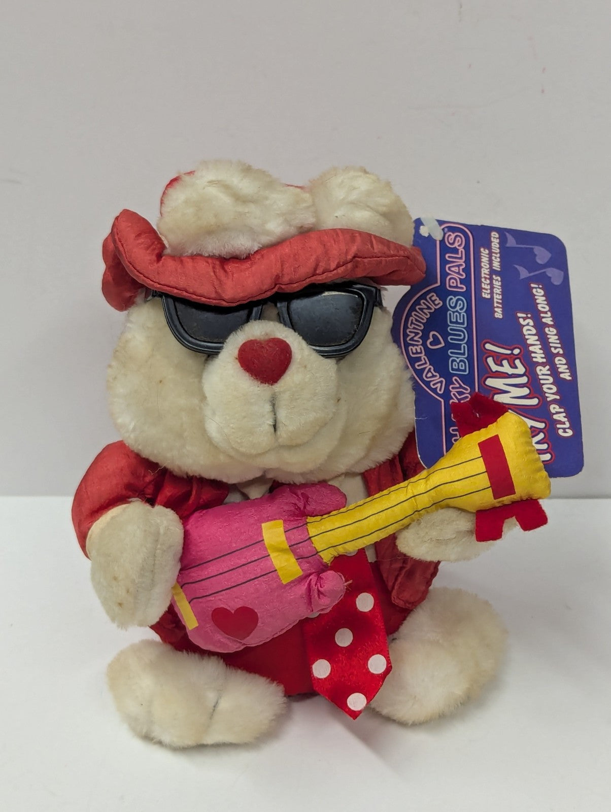 90's Great American Fun Valentines Shakey Blue Pals Singing Bear NWT #69810