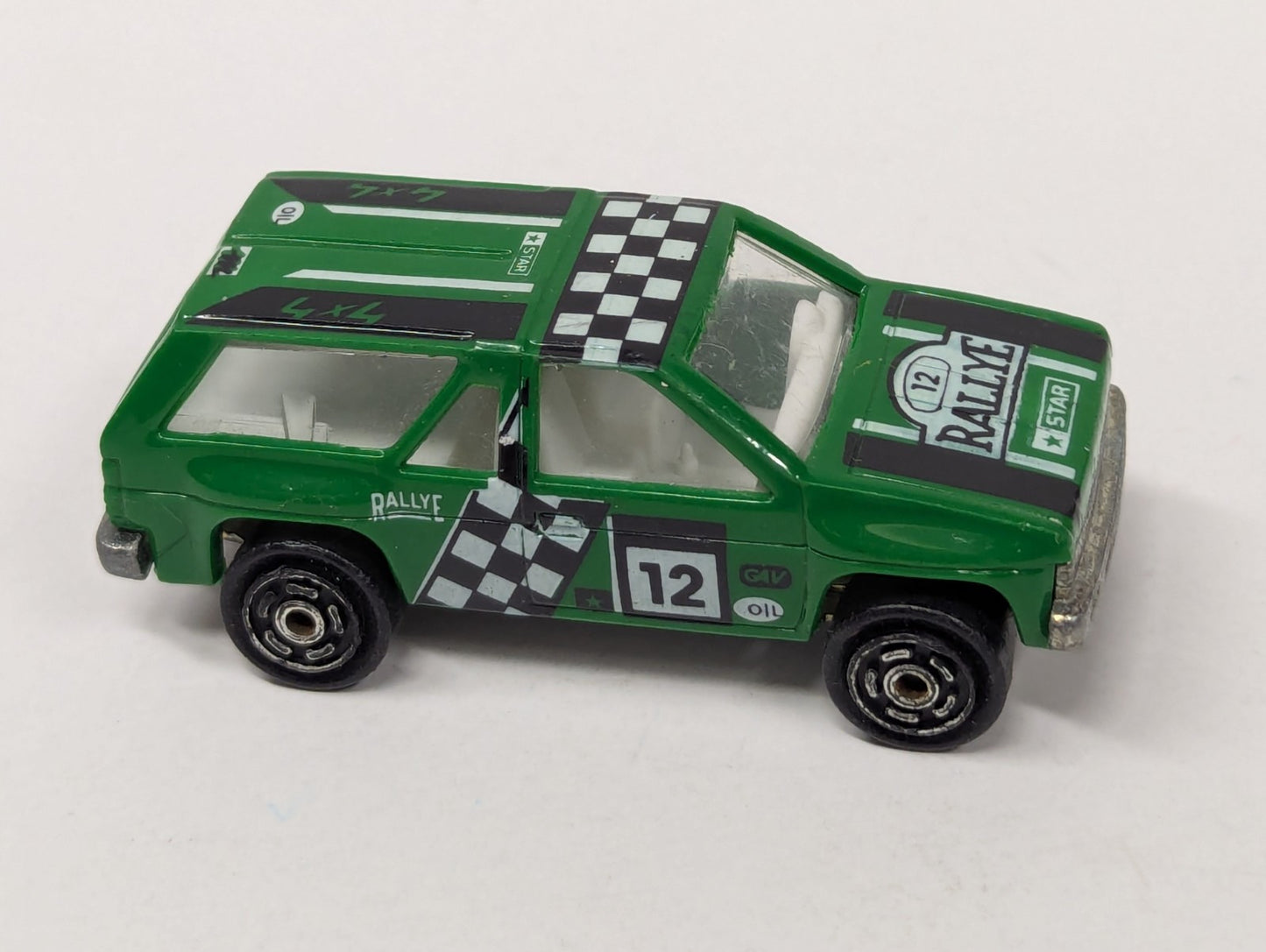 NOVACAR 107 NISSAN PATHFINDER Rallye #12 Star 4 X 4 Green Toy Car