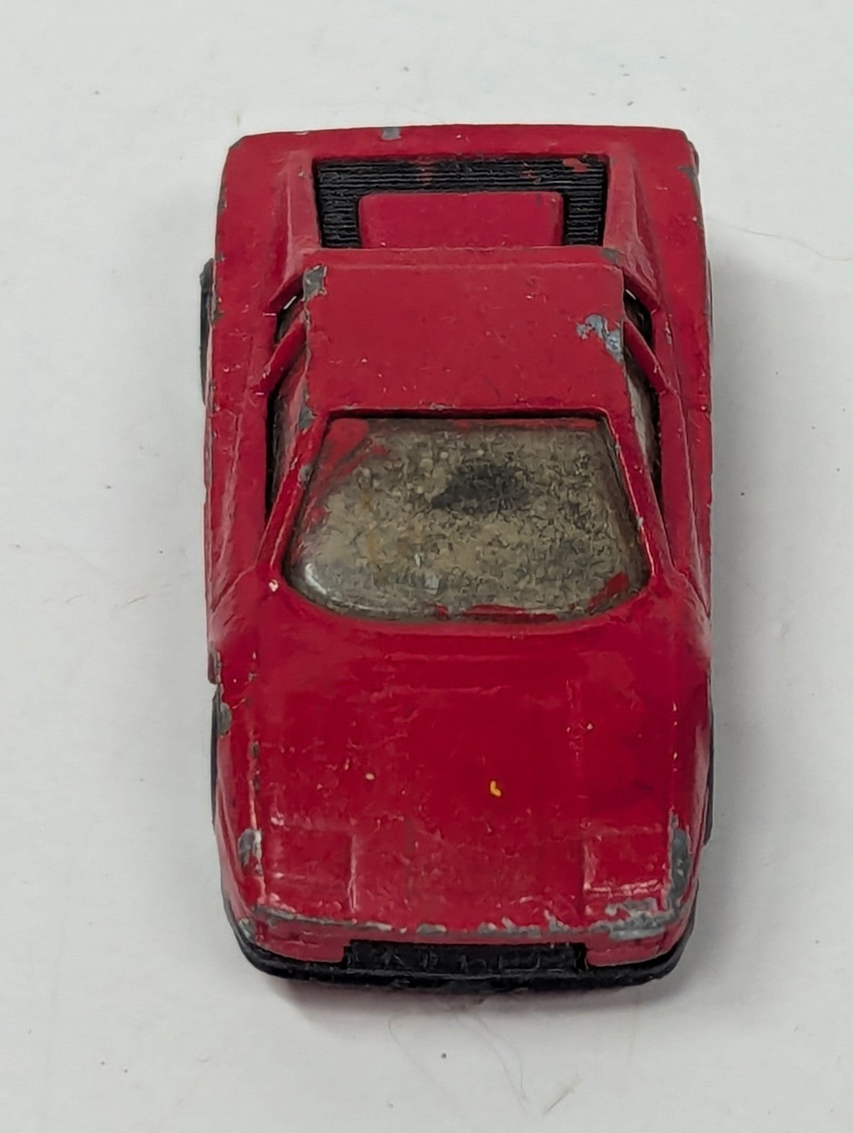 1986 Matchbox Ferrari Testarossa Red Die Cast Metal 1:59 Scale Macau