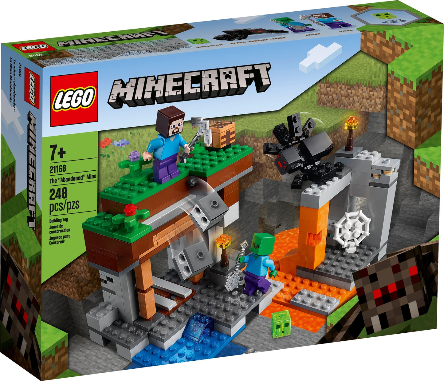LEGO Minecraft: "The ""Abandoned"" Mine" (21166) Incomplete 