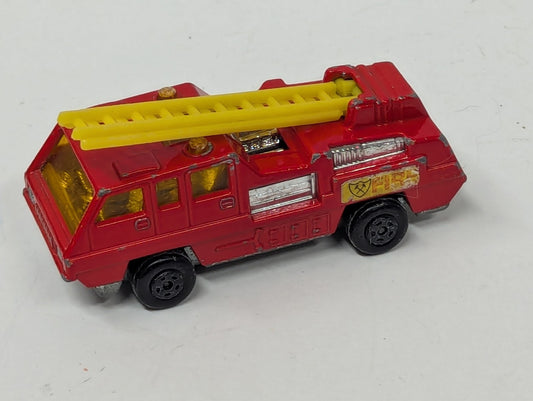 Vintage Matchbox 1975 Fire Truck BLAZE BUSTER Superfast No.22 Lesney England Red