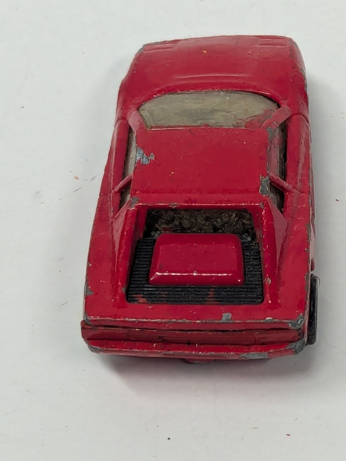 1986 Matchbox Ferrari Testarossa Red Die Cast Metal 1:59 Scale Macau