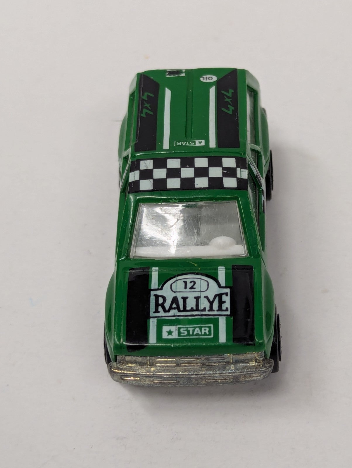 NOVACAR 107 NISSAN PATHFINDER Rallye #12 Star 4 X 4 Green Toy Car