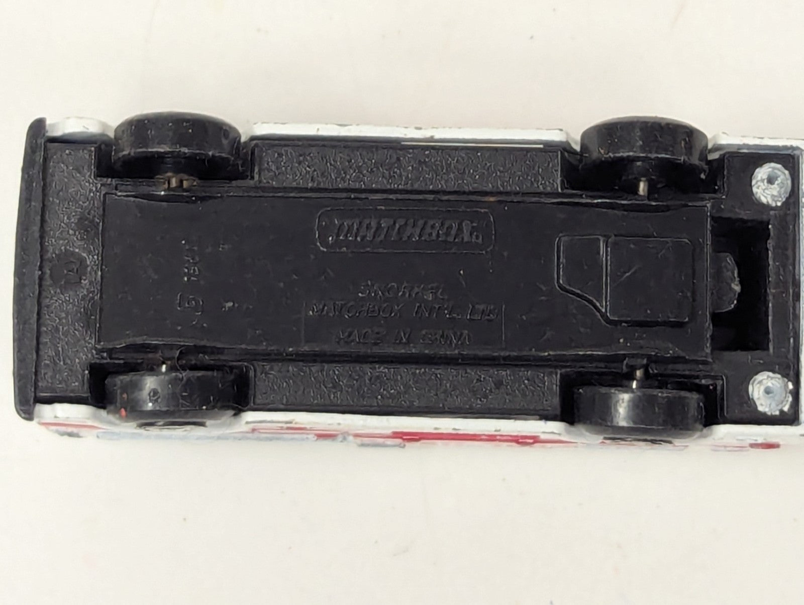 Vintage 1981 Matchbox Snorkel Firetruck White