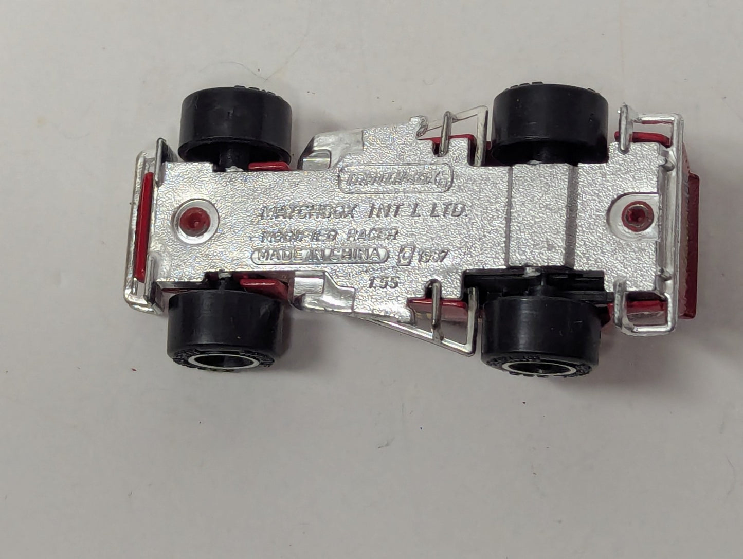1992 Matchbox International Modified Legends Racer #15, Red, 1/64