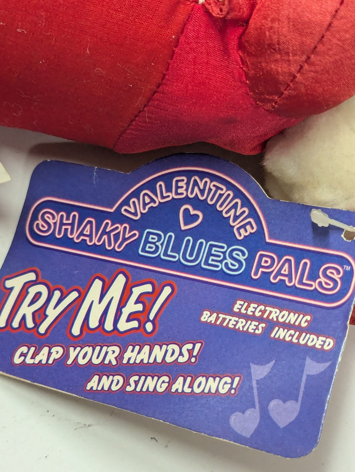 90's Great American Fun Valentines Shakey Blue Pals Singing Bear NWT #69810