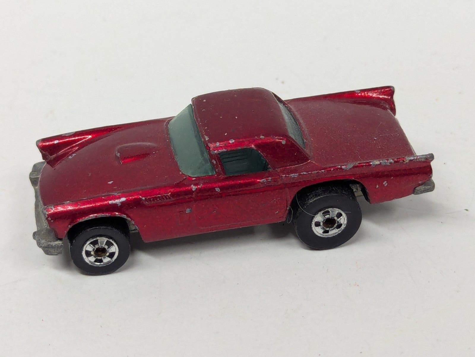 Vtg HOT WHEELS Metallic Red '57 T-BIRD - Hong Kong