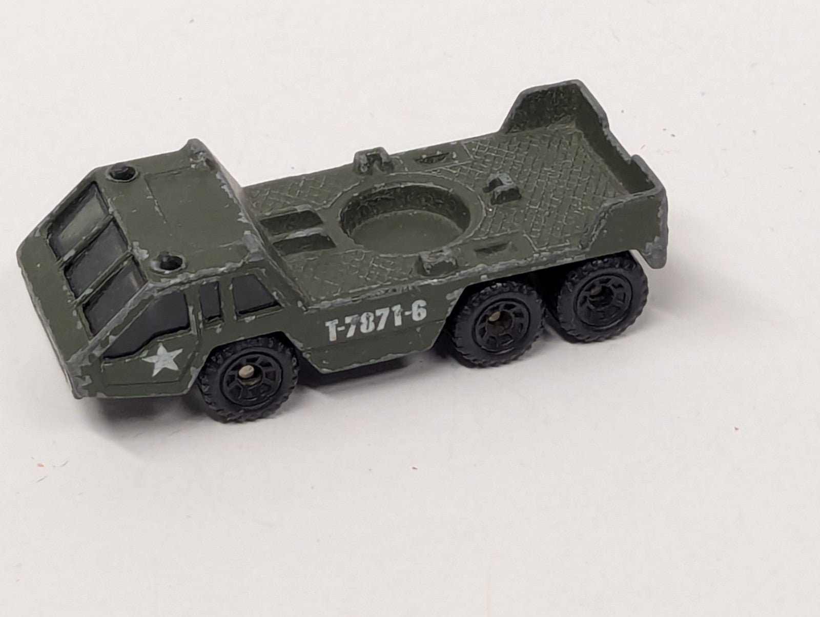 Vintage 1985 Matchbox Military Transporter Vehicle, Green, 1/64