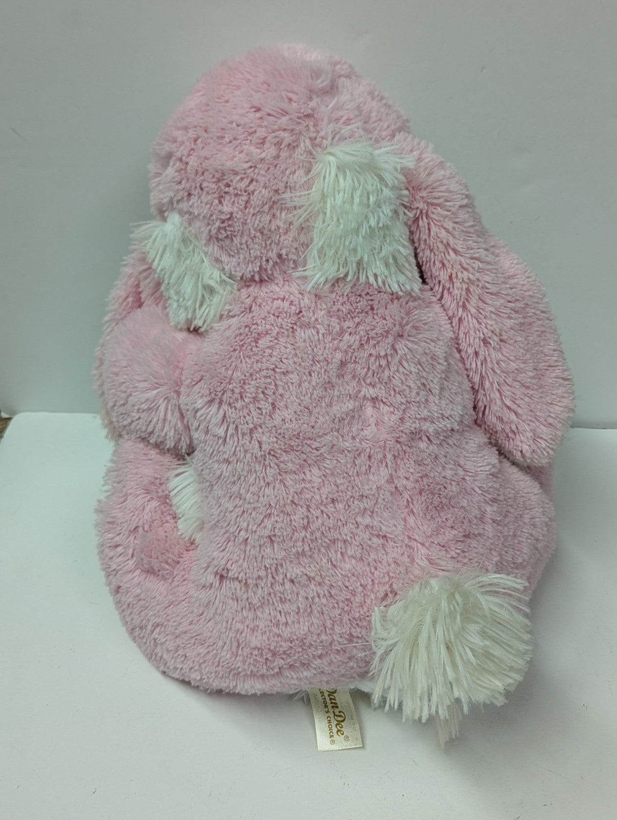 2018 Dan Dee Collector's Choice Pink Easter Bunny Rabbit 14" Plush Animal