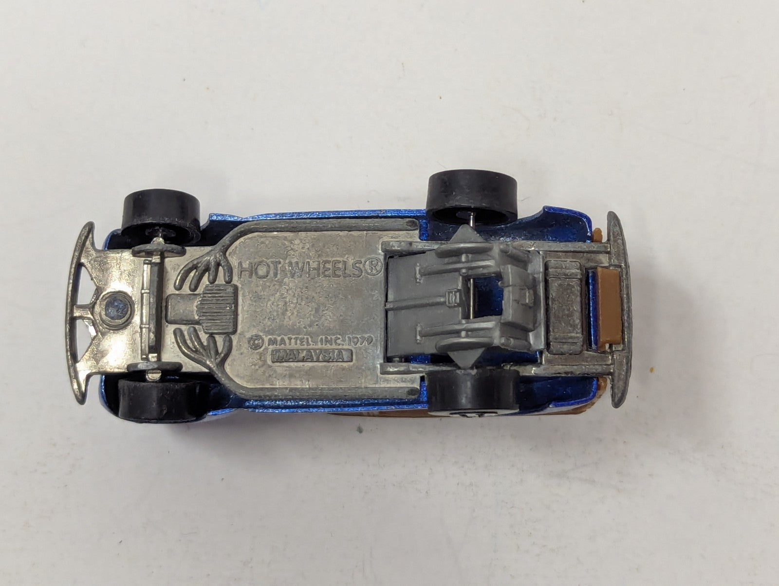 Vintage 1979 Hot Wheels Hi-Rakers Diecast 1/64 Blue 40's Woody Wagon Hot Rod HK