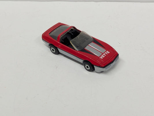 Vintage 1983 MATCHBOX CHEVROLET CORVETTE  Red Vette 