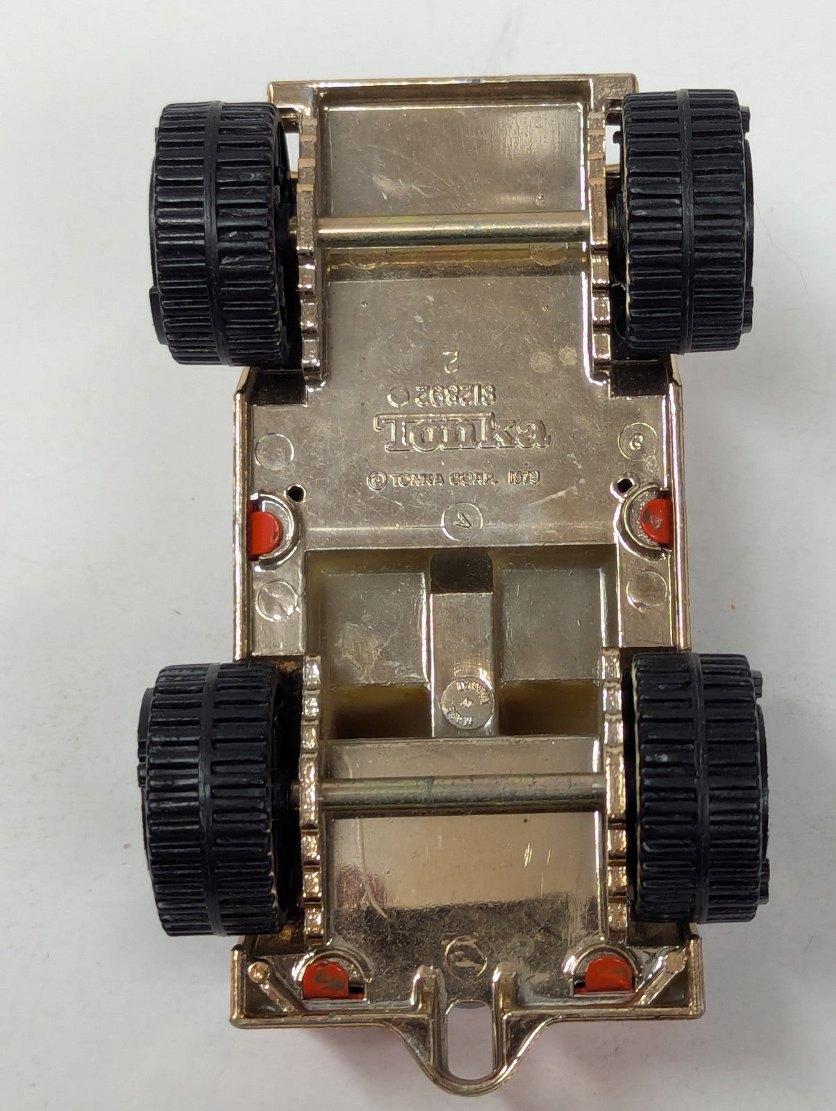 Vintage 1979 Rare Metallic And Organe Tonka Jeep Truck 4.5"