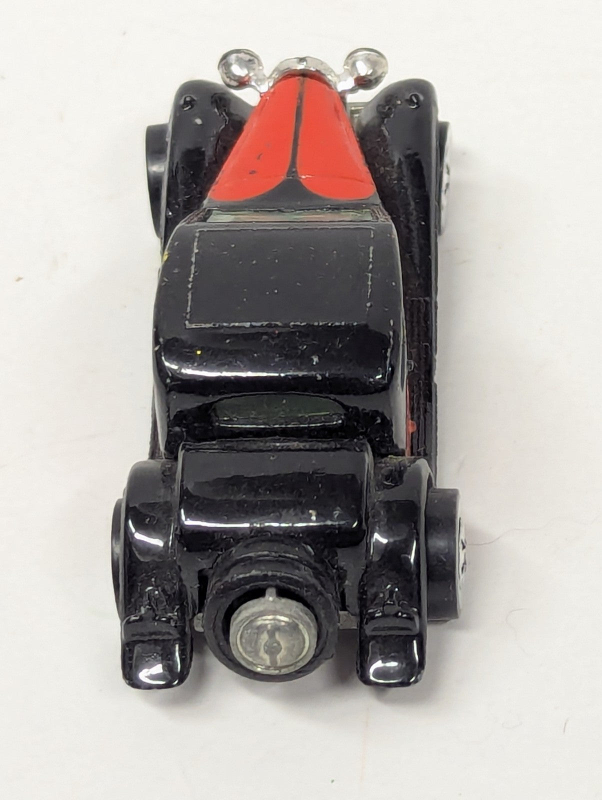 Vintage 1980 Hot Wheels '37 Bugatti Black w/Orange Tampo Diecast Malaysia