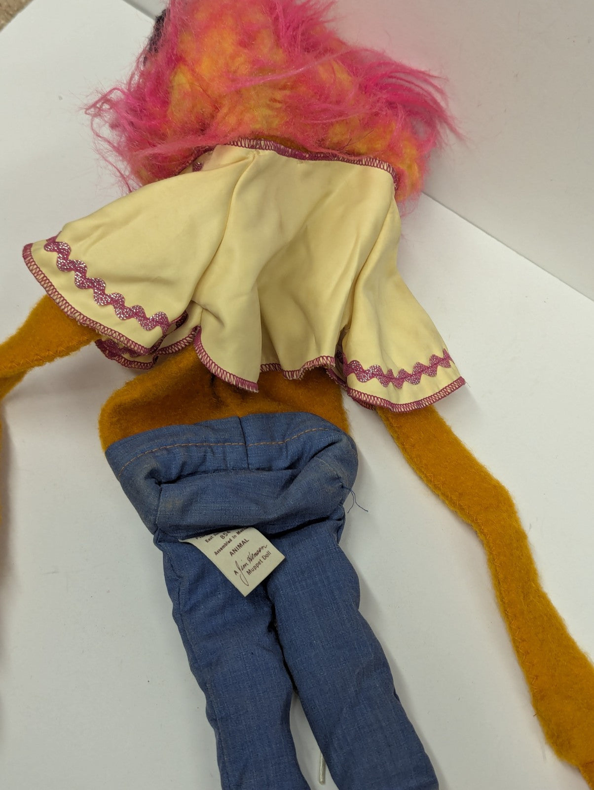 1978 Fisher Price Jim Henson The Muppets Animal Drummer 26" Hand Puppet #854