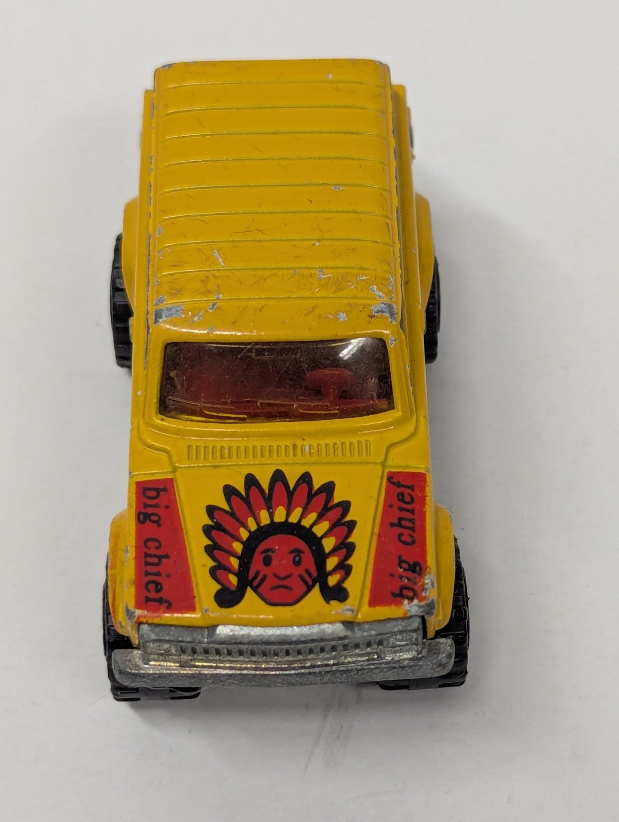 Vintage Majorette Team Indian 4 x 4 Jeep Cherokee 236 1:64 Scale with Dog