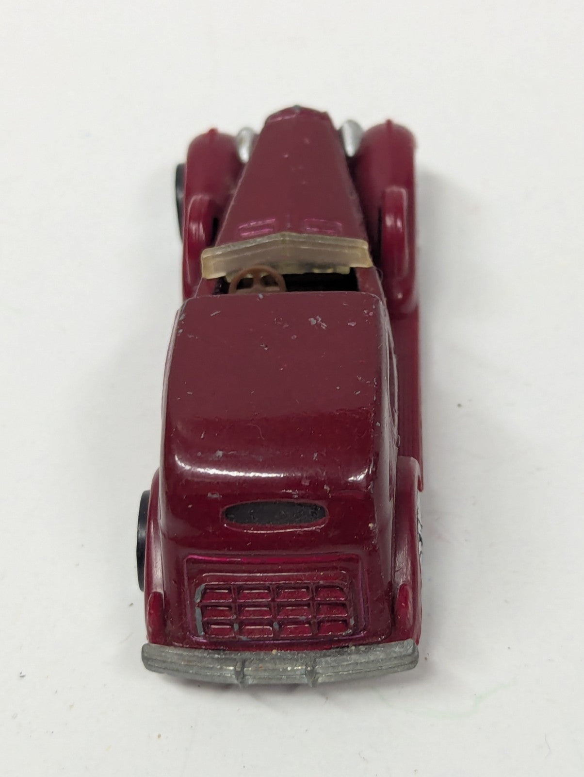 Vintage 1981 Hot Wheels - ‘35 Classic Caddy Cadillac - Red Maroon - White Walls