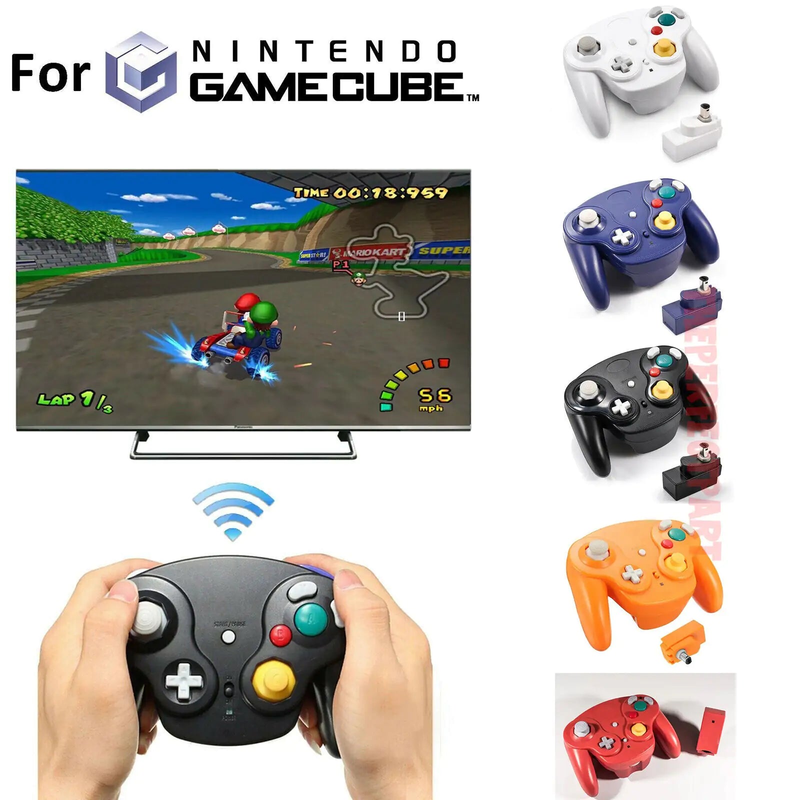 Gamecube Wireless Controller (Non-licensed) (Variatons) – Fandoms Treasure