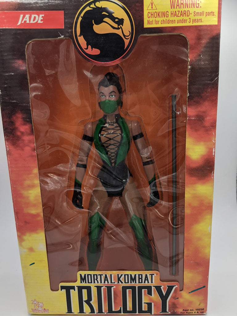 Vintage Mortal Kombat Jade Figure In Box 6 inch