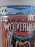 Wolverine Limited Series #1 9/82 Comic Graded CGC 9.6