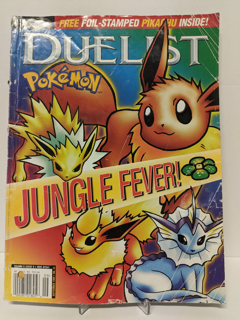 Vintage Duelist Pokemon Jungle Fever Magazine NOT MINT