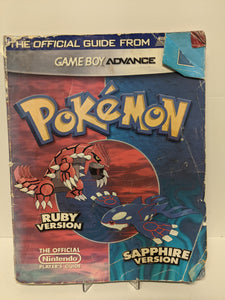 Vintage Pokemon Ruby & Sapphire Strategy Guide NOT MINT