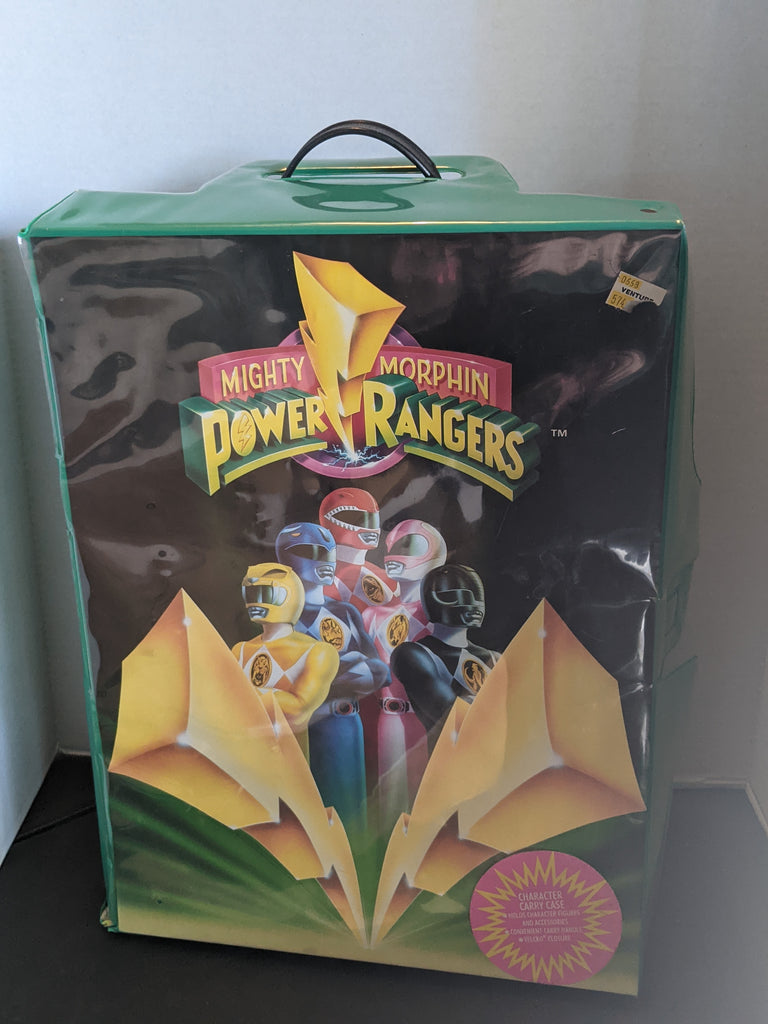 Vintage Mighty Moprhin Power Rangers Action Figure Carrying Case