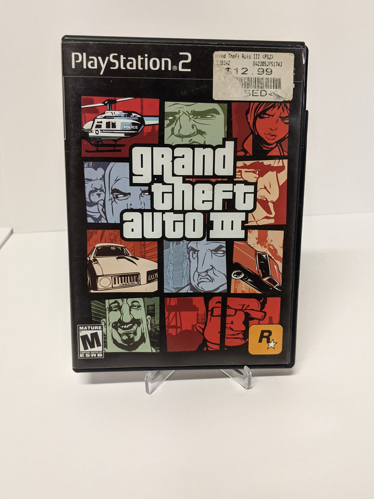 PS2 GTA III USED Complete Game UNTESTED