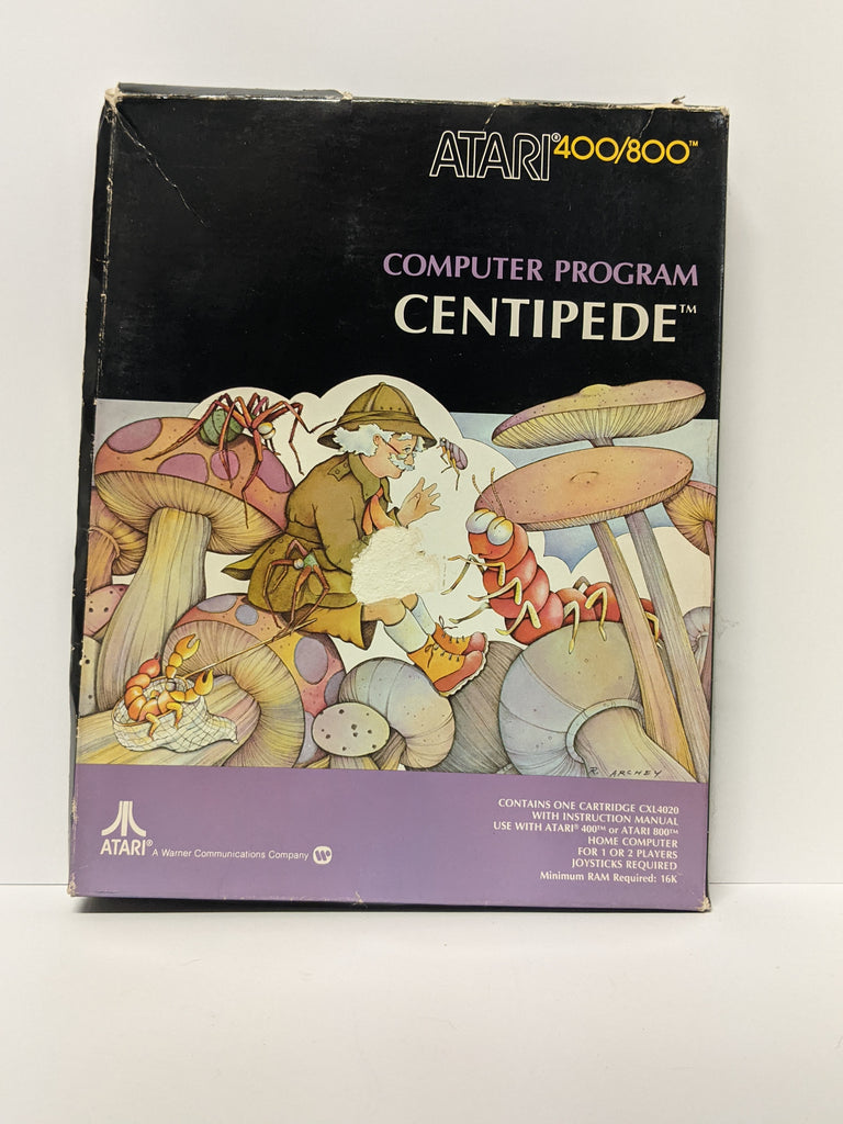 Vintage Atari 400/800 Centipede CIB UNTESTED