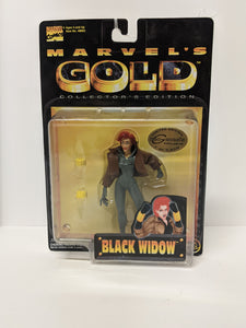 Vintage Toybiz Marvel GOLD Black Widow MOC