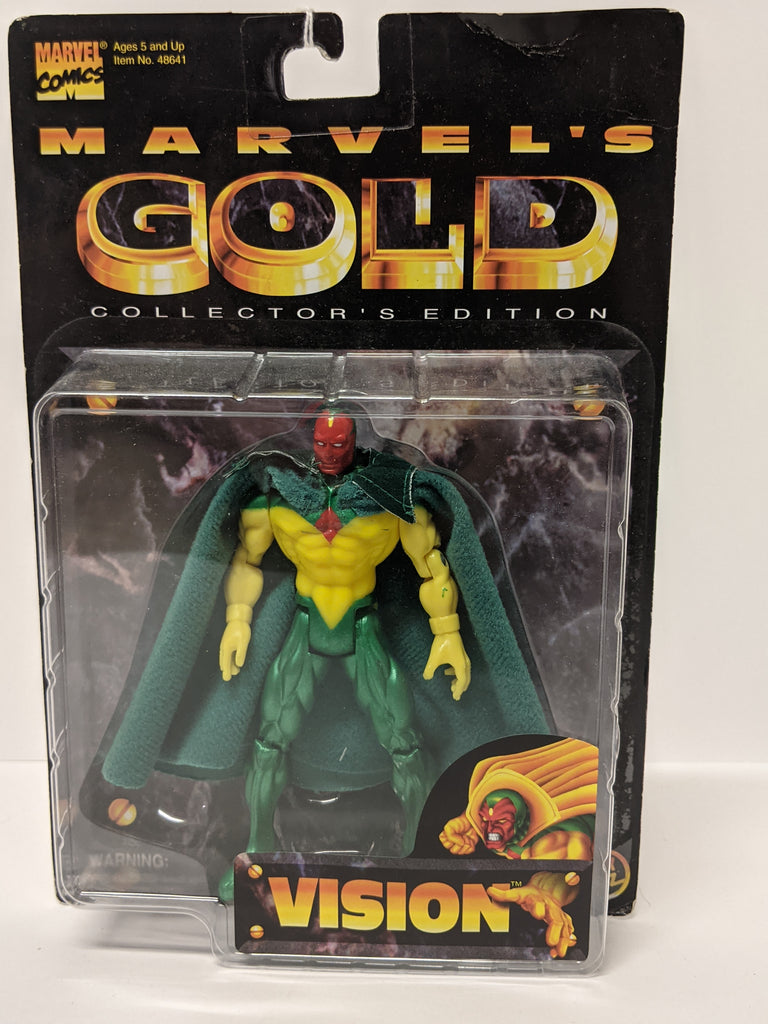 Vintage Toybiz Marvel GOLD Vision MOC